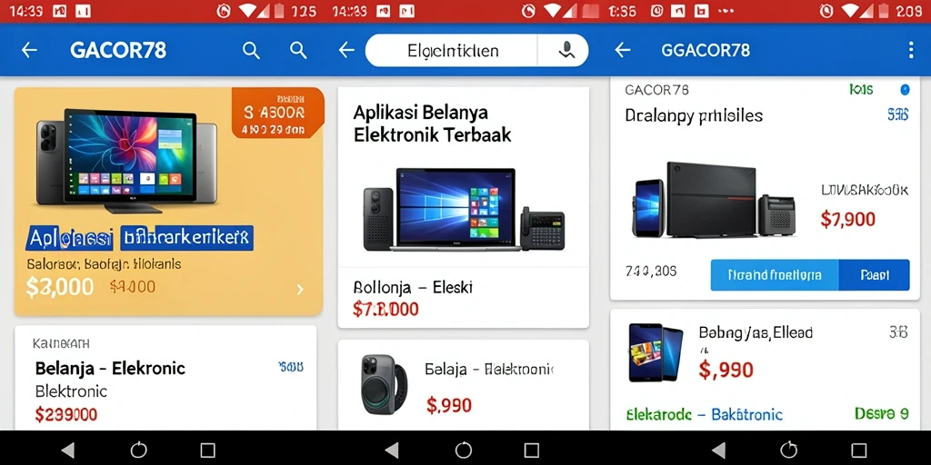 Tampilan antarmuka aplikasi GACOR78 yang menarik dan modern.