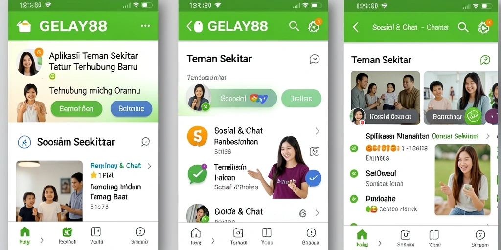 Antarmuka pengguna GELAY88 yang modern dan mudah digunakan.