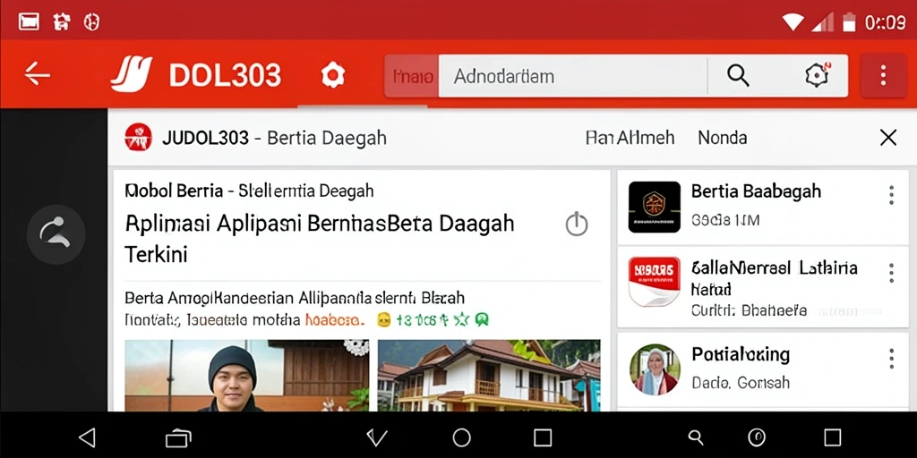 Antarmuka JUDOL303 menampilkan berita daerah terkini dengan jelas.
