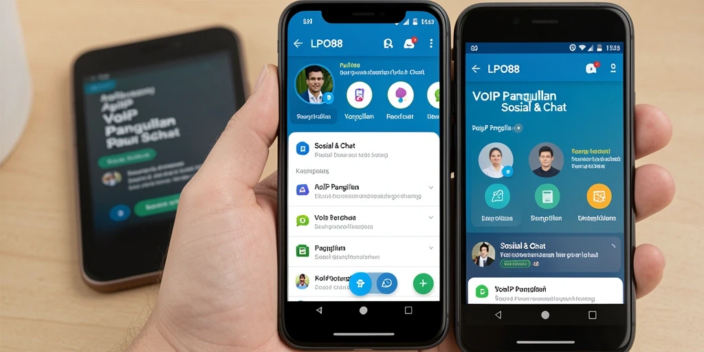 Antarmuka LPO88 yang user-friendly untuk VoIP Panggilan.