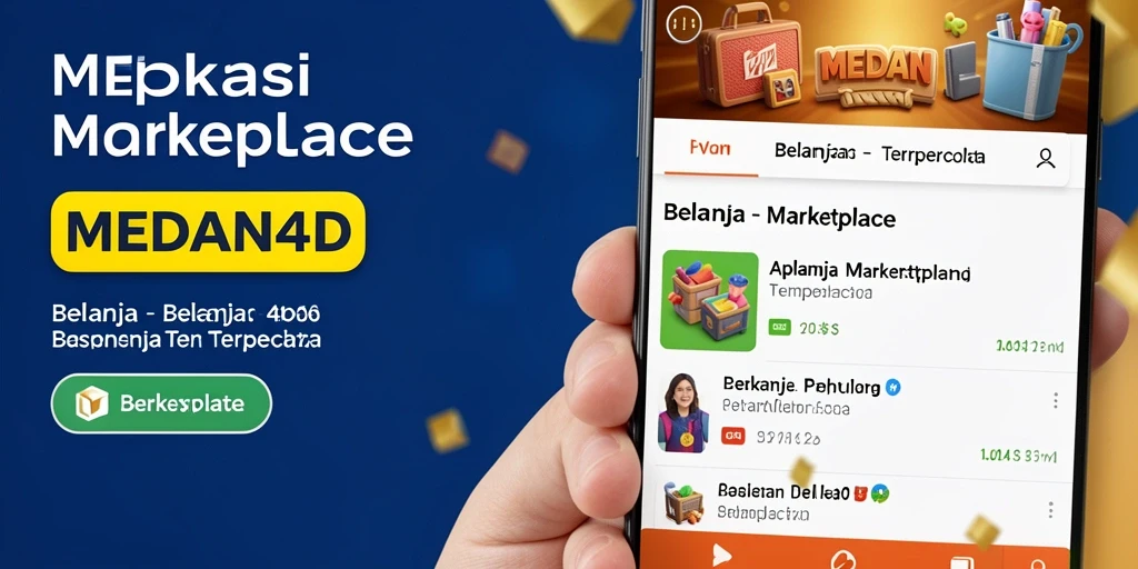 Tampilan antarmuka aplikasi MEDAN4D yang menarik dan fungsional.