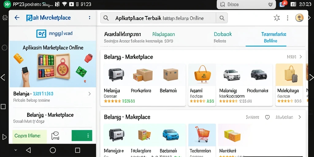 Tampilan antarmuka PP123 yang menarik dan user-friendly.