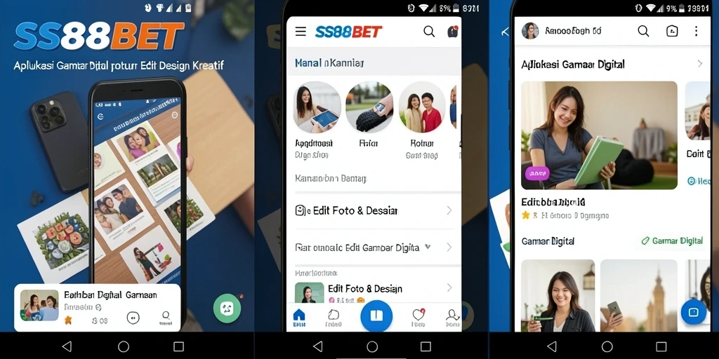 Tampilan antarmuka SS88BET menunjukkan fitur editing yang lengkap dan user friendly.