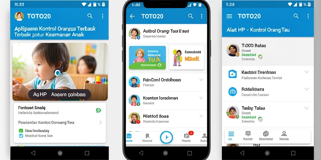 Tampilan antarmuka aplikasi TOTO20 yang intuitif dan mudah digunakan.