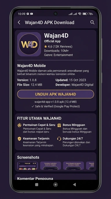 Panduan Unduh dan Instal APK wajan4d untuk Android