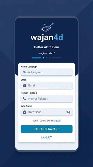 Panduan Registrasi Akun Baru wajan4d untuk Pengguna Android